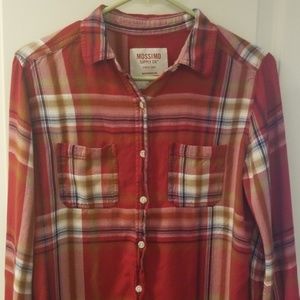 Button up plaid shirt